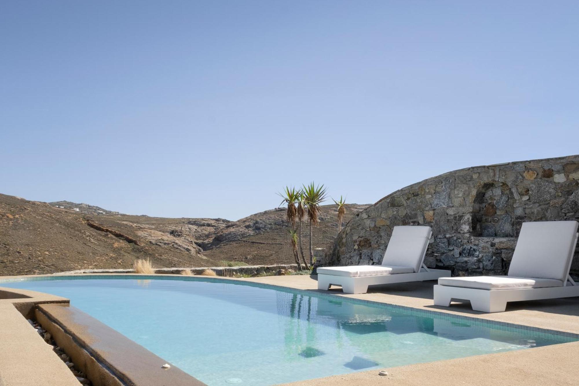 Mykonos Residence Villas & Suites Merchia Beach Экстерьер фото