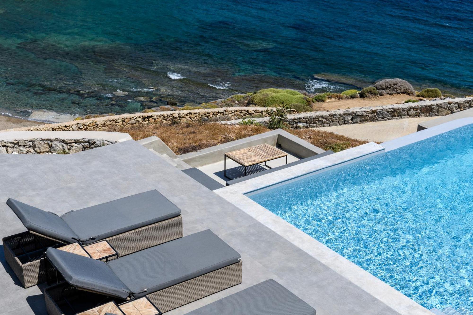 Mykonos Residence Villas & Suites Merchia Beach Экстерьер фото
