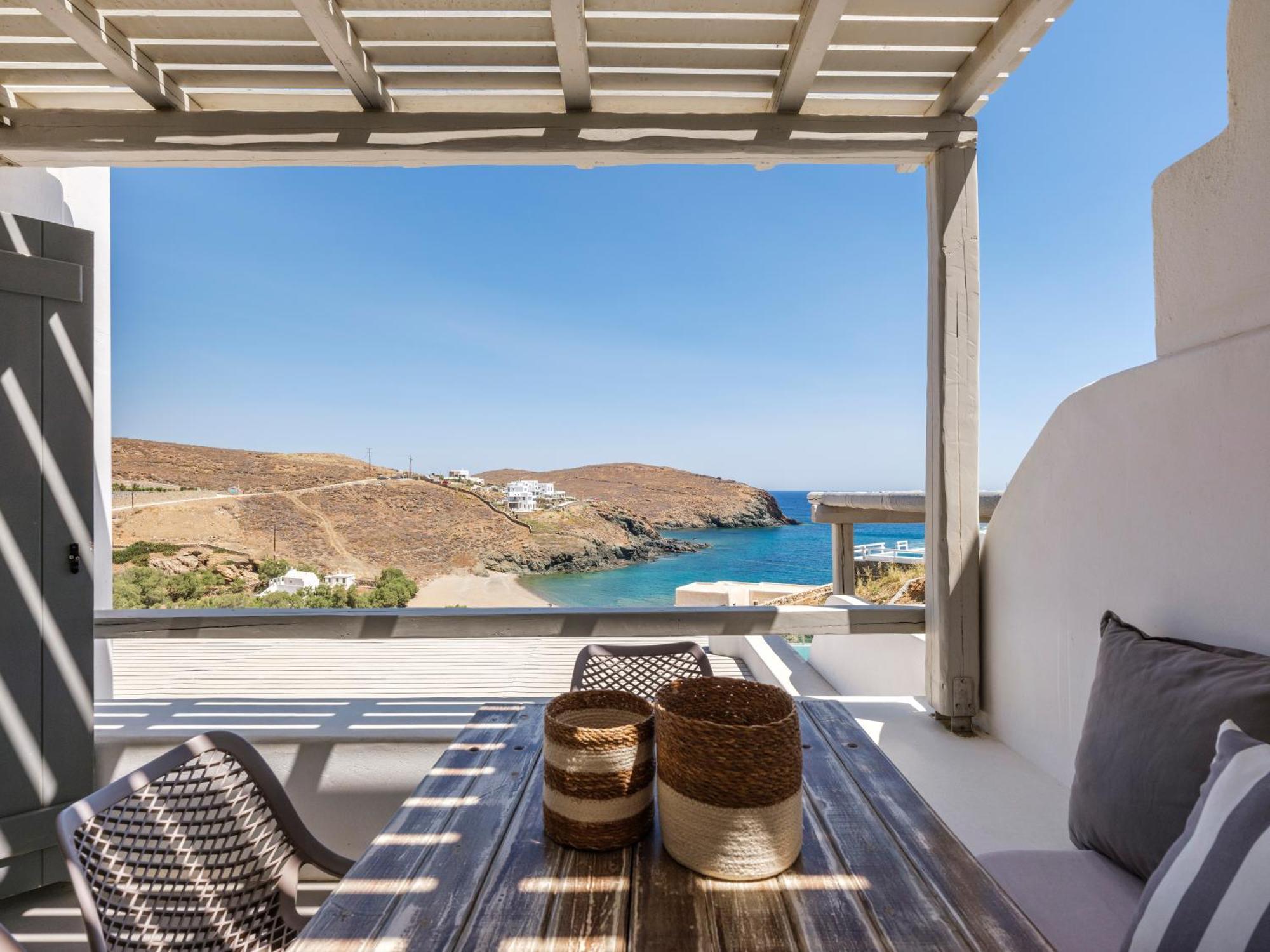 Mykonos Residence Villas & Suites Merchia Beach Экстерьер фото