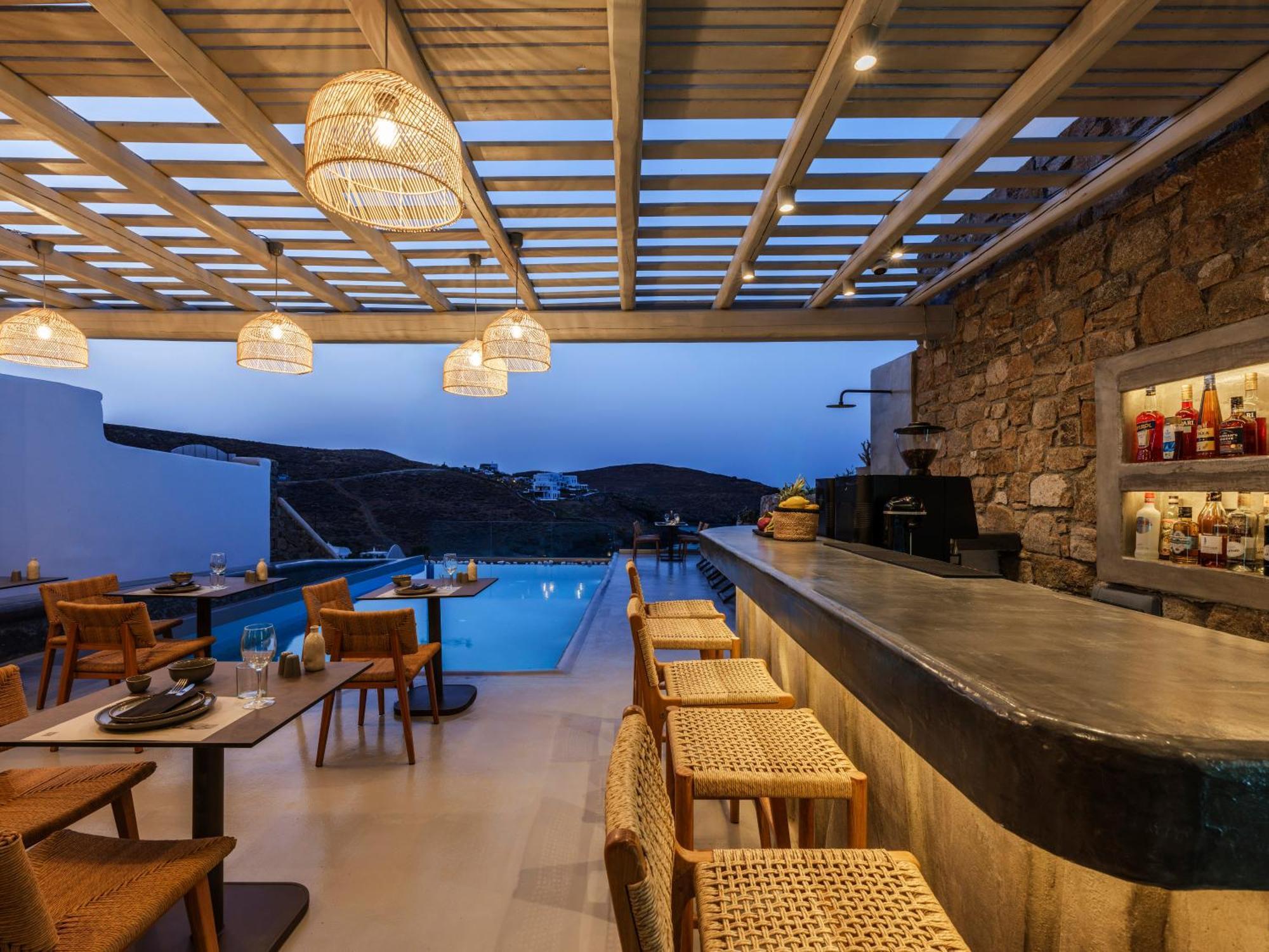 Mykonos Residence Villas & Suites Merchia Beach Экстерьер фото